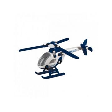 Mic o Mic - Set de constructie Elicopterul politiei 3D, 21 cm