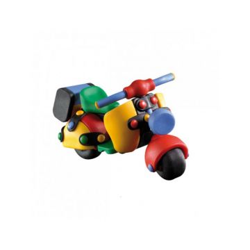 Mic o Mic - Set de constructie Motocicleta 3D, 13.7 cm