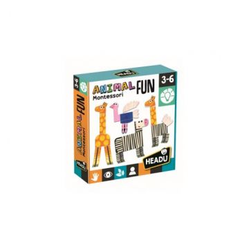 Montessori Animalute tactile amuzante Headu