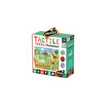 Montessori puzzle tactil Headu