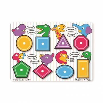 Puzzle lemn Forme geometrice Melissa and Doug