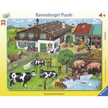 Puzzle Ravensburger Familii De Animale, 33 Piese