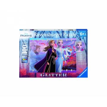 Puzzle Ravensburger Frozen II ElsaAnna, 100 Piese