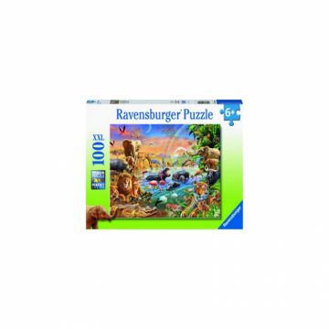 Puzzle Ravensburger Izvor In Jungla, 100 Piese