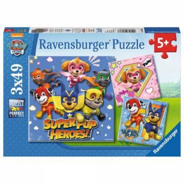 Puzzle Ravensburger - Patrula Catelusilor 3x49 piese