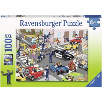 Puzzle Ravensburger Patrula De Politie, 100 Piese