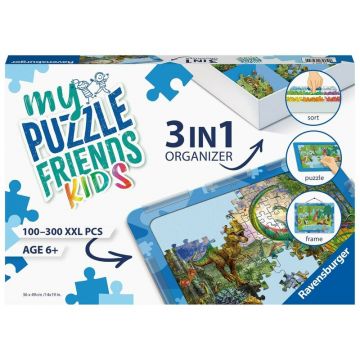 Organizator Albastru 3 In 1 Pentru Puzzle