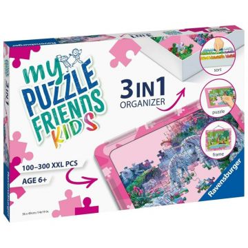 Ravensburger - Organizator Roz 3 In 1 Pentru Puzzle