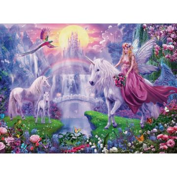 Puzzle Regatul Unicornilor, 200 Piese Starline