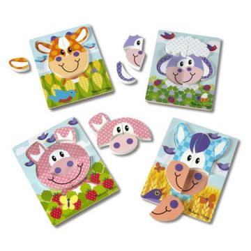 Set 4 puzzle Animale domestice - Melissa Doug