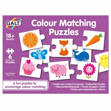Set de 6 puzzle-uri Galt - Lumea culorilor