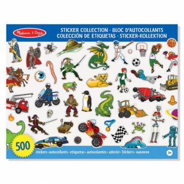 Colectia de abtibilduri Melissa and Doug Albastru