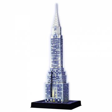 Puzzle 3D Ravensburger - Cladirea Chrysler Editie Luminoasa