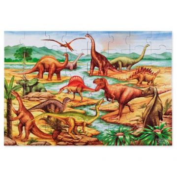 Puzzle de podea cu dinozauri Melissa and Doug