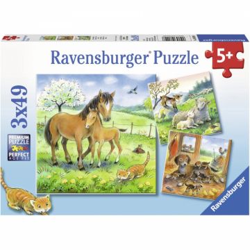 Puzzle Ravensburger - Animale si Pui