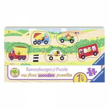 Puzzle Ravensburger din Lemn - Vehicule