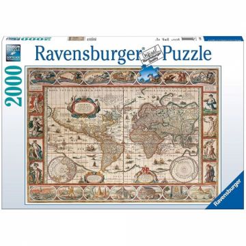Puzzle Ravensburger - Harta Lumii 1650