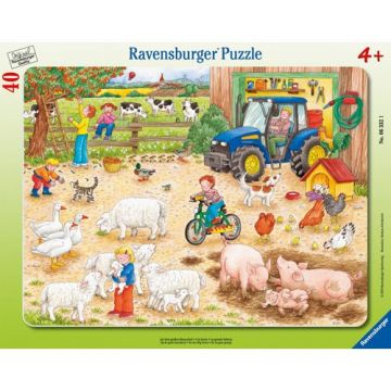 Puzzle Ravensburger la Ferma Cea Mare - 40 piese