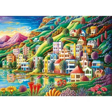 Puzzle Ravensburger Orasul Visului - 1000 piese