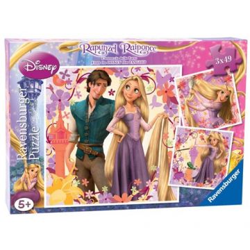 Puzzle Ravensburger Rapunzel, 3X49 Piese