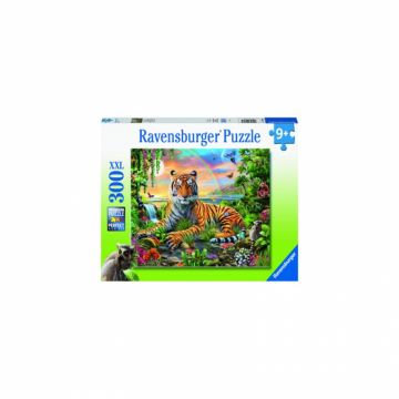 Puzzle Ravensburger Tigru La Rasarit, 300 Piese