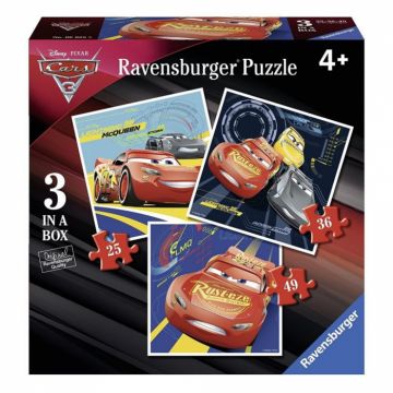 Puzzle Ravensburger Triplu - Cars