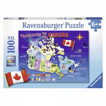 Puzzle Ravensburger XXL - Harta Canadei