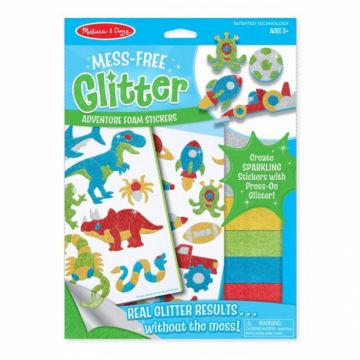 Set creatie abtibilduri cu sclipici Aventuri Melissa and Doug