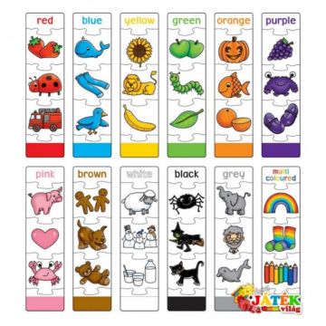 Set Puzzle Educativ Orchard Toys Invata Culorile Prin Asociere
