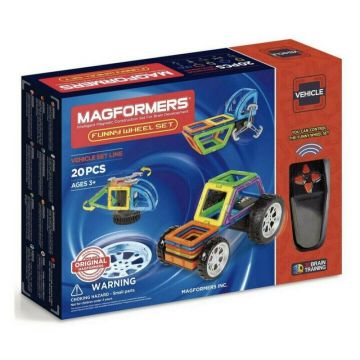 Clicstoys - Set magnetic Roti amuzante, Magformers