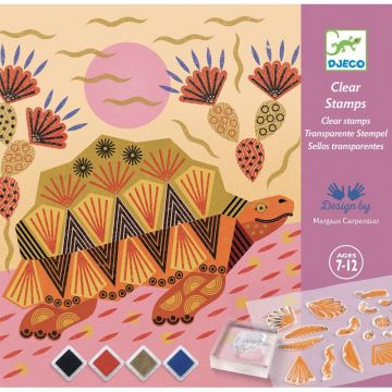 Djeco - Joc cu stampile , Animale Djeco - Joc cu stampile , Animale