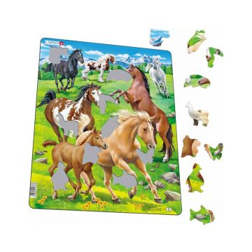 Larsen - Puzzle Maxi Cai Salbatici, 65 piese,