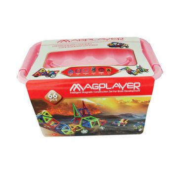 MAGPLAYER Joc de constructie magnetic - 66 piese