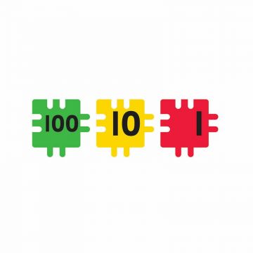 Nexus - Joc educativ matematic Sute, Zeci, Unitati, 450 piese @