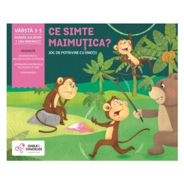 Chalk and Chuckles - Joc de potrivire Ce simte maimutica?