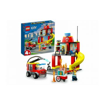 Lego - Statie si masina de pompieri