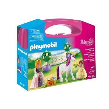 Playmobil - Set portabil - Printese si unicorn