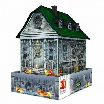 Puzzle 3D Led Casa Bantuita, 216 Piese