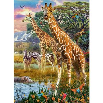Puzzle Girafe In Africa, 150 Piese