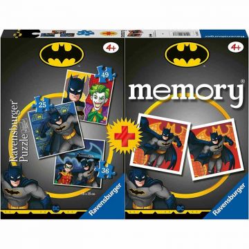 Puzzle si Joc Memory Batman, 25/36/49 Piese