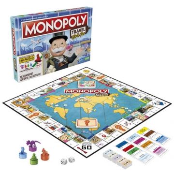 Joc de Societate Hasbro MONOPOLY Calatoreste in Jurul Lumii