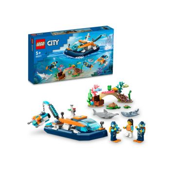 Lego City Barca pentru scufundari 60377