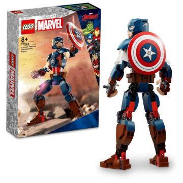 Lego Super Heroes Figurina de constructie Captain America 76258