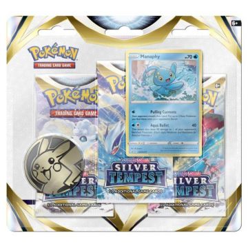 Pachet Pokemon TCG SWSH12 Silver Tempest Triple Pack