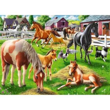 Puzzle Cai, 60 Piese