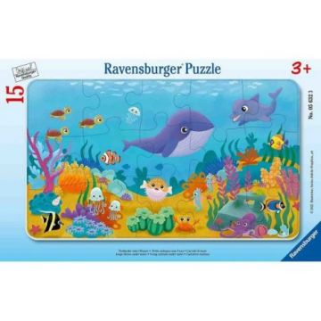 Puzzle Tip Rama Animalute Marine, 15 Piese