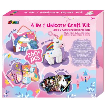 Set creativ 4in1, Avenir, Unicorni