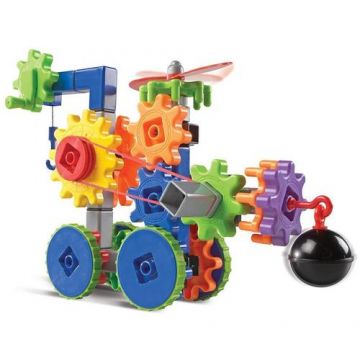 Set de constructie Gears Utilaje in miscare, 112 piese, 5 - 9 ani