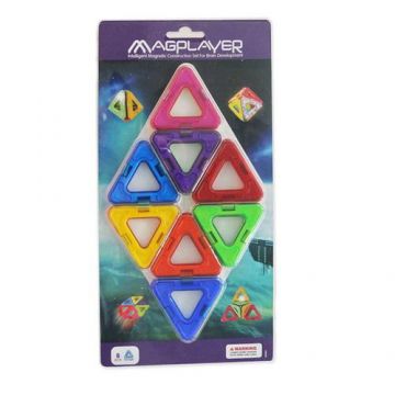 Joc de constructie magnetic - 8 piese