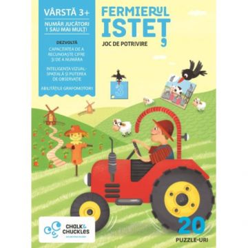 Joc de Potrivire Chalk and Chuckles Fermierul Istet